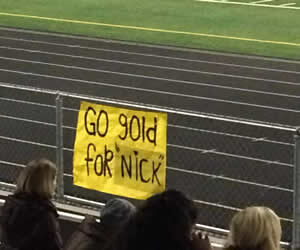 Signs Supporting Nicholas